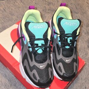 Nike Air Max 200 GS Thunder Grey Aurora Size 5.5 Grade School